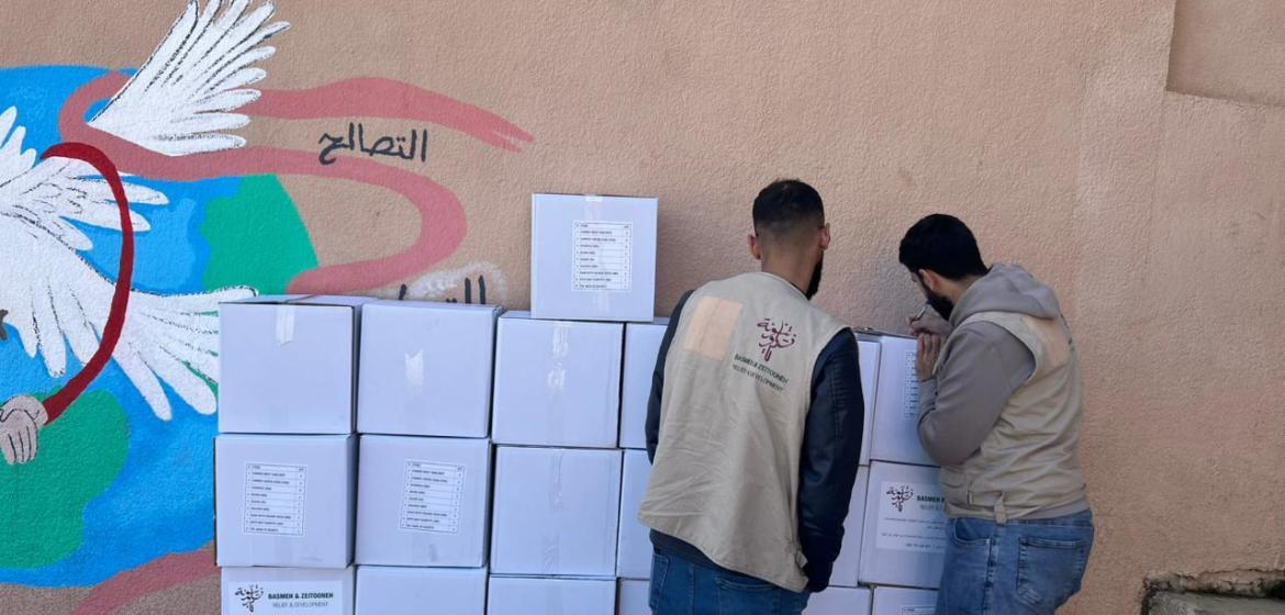 Nothilfe im Libanon. Foto: Basmeh & Zeitooneh (privat)