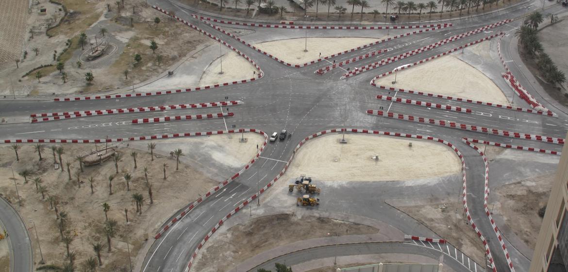 Bahrains Perlenplatz nach dem Abriss