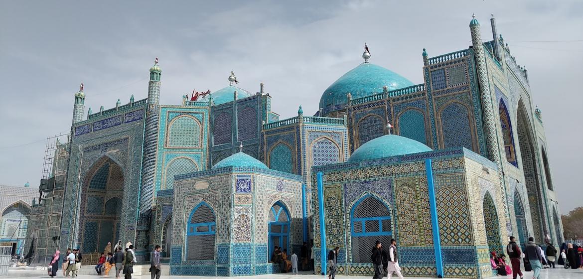 Mazar-e-Sharif's Blue Mosque. Photo: Lonni Friedman CC BY-NC 2.0