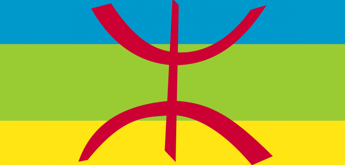 Amazigh Flagge Quelle: Wikimeda Commons 