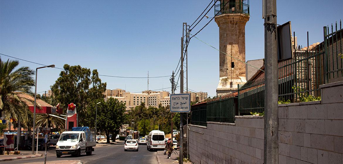 Der ostjerusalemer Stadtteil Sheikh Jarrah, der im Zentrum der Proteste steht. Foto: dis:orient