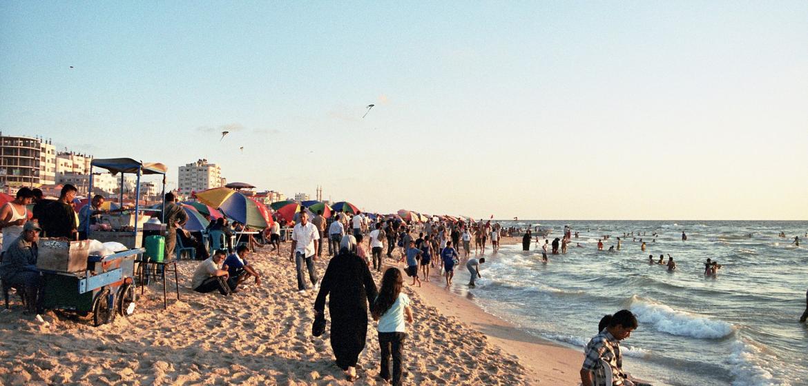 Der Strand in Gaza, 2006. Foto: Gus / Wikimedia Commons