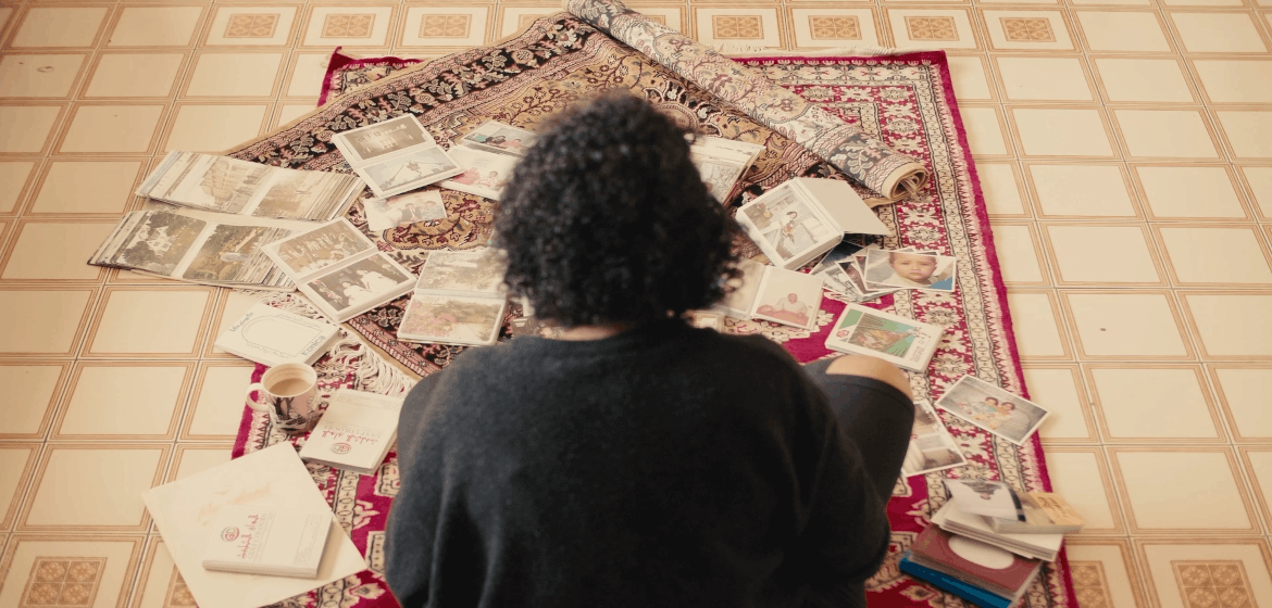 Revisiting old memories in the film’s namesake villa. Credit: Eiman Mirghani.