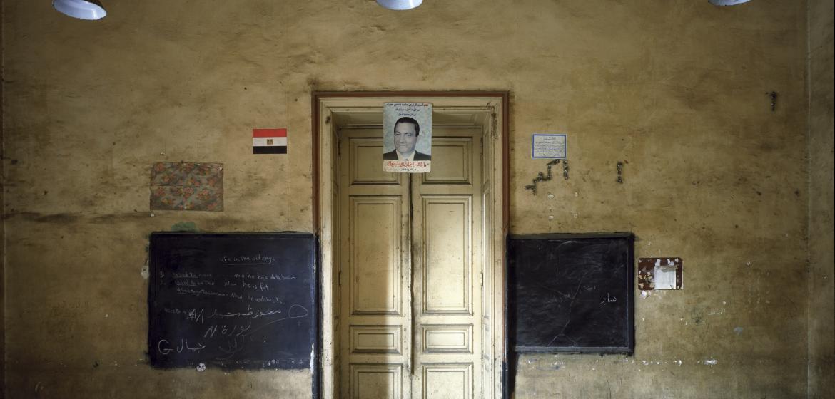 Plate 1,  Classroom, Said Halim Palace, Cairo, 2007. Foto: Xenia Nikolskaya.