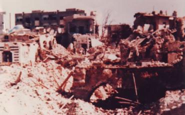 Hama nach dem Massaker im Jahr 1982. Foto: Wikimedia CC. 
