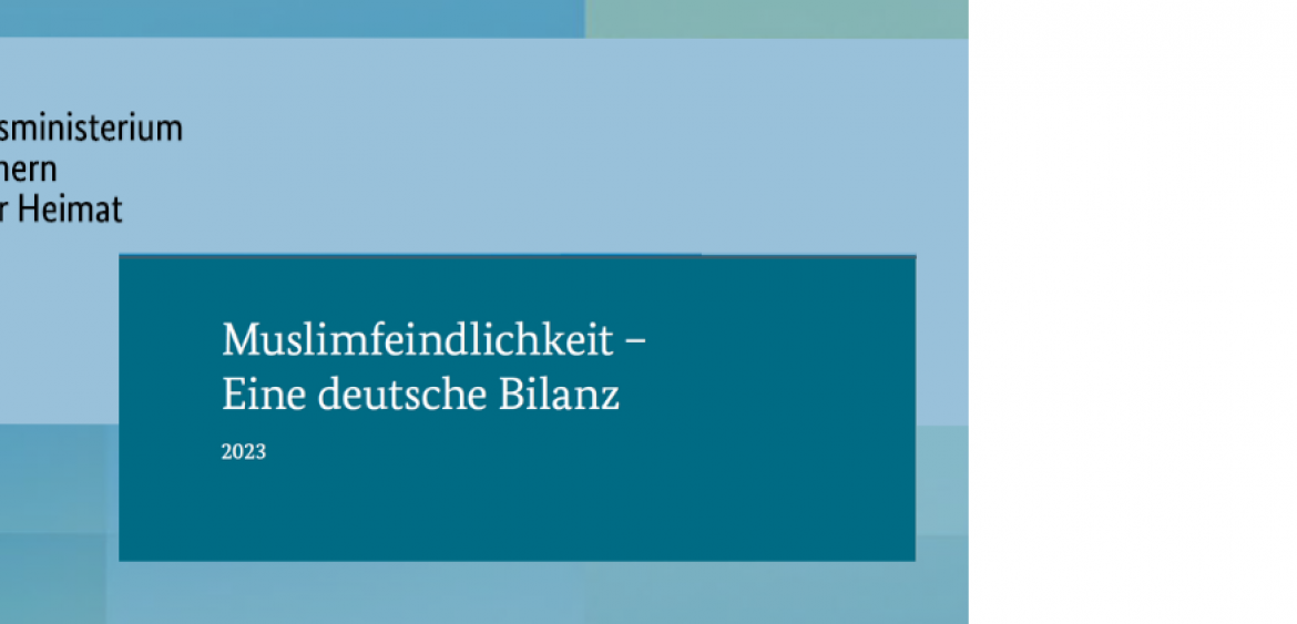 "Muslimfeindlichkeit - eine deutsche Bilanz", Bericht 2023, Bild: Lissy Kleer