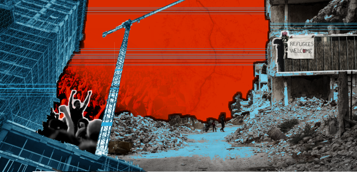 Ein Dossier zu Bewegungsfreiheit zwischen Syrien und Deutschland. Grafik: Dominik Winkler