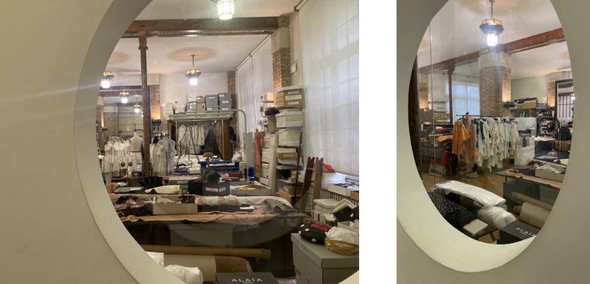 Azzedine Alaïas Atelier inmitten von Paris. Foto: Claire DT.