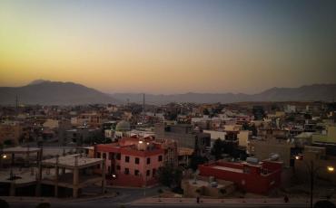 Blick über Sulaymaniyah in der Autonomen Region Kurdistan, einer der am schnellsten wachsenden Städte des Iraks. Foto: Jonathan Hackenbroich