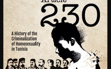 Cover des Buches „Paragraph 230: Eine Geschichte der Kriminalisierung von Homosexualität in Tunesien“ Illustration: LMDK Agency.