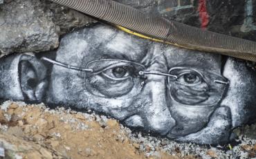 Zeigt dieses Graffito den nächsten libanesischen Präsidenten? Bild: Thierry Ehrmann / Flickr (CC BY 2.0) 