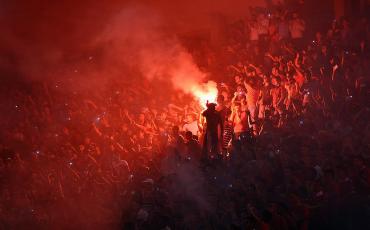 Ultras das Kairoer Fußballclubs Al-Ahly Foto: Wiki Commons
