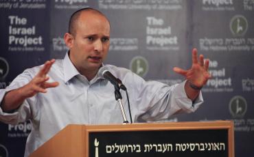 Naftali Bennett, HaBayit HaYehudi Vorsitzender, redet sich in Rage. Photo: The Israel Project/Flickr (CC BY-SA 2.0)