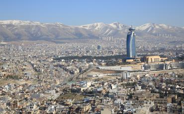 The skyline of the city of Sulaymaniyah in the Autonomous Region of Kurdistan Photo: Hama Sur