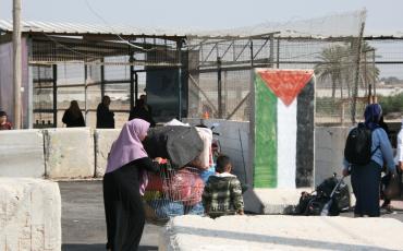 Der Erez-Checkpoint auf palästinensischer Seite. Foto: Tobias Raschke