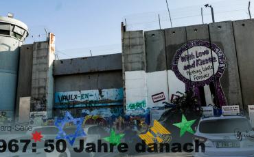 Wenig veranschaulicht die Realität der Besatzung klarer als der israelische „Schutzwall“ der quer durch die Westbank verlauft. Foto: Julius Rogenhofer