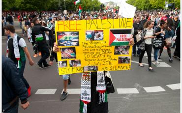 Solidaritätskundgebung mit der Bevölkerung in Gaza am 12. Juli 2014 in Berlin. Foto: Montecruz Foto / Flickr (CC BY-SA 2.0). 