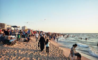 Der Strand in Gaza, 2006. Foto: Gus / Wikimedia Commons