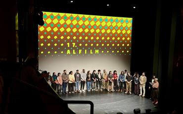 Pascale Fakhry und Iskandar Abdalla eröffnen das ALFILM Festival. Foto: Martje Abelmann.