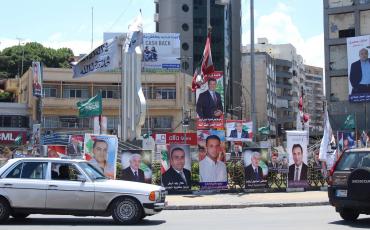 Wahlplakate in der nordlibanesischen Stadt Tripoli. Foto: Dima Charif