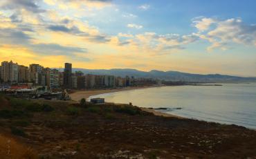 Der Strand Ramlet al-Bayda ist der einzige Ort in der Hauptstadt, an dem die Beiruter ungehindert Zugang zum Meer haben. Aber er ist auch für Spekulanten interessant. Foto: Christian Ohlsen (mit freundlicher Genehmigung)