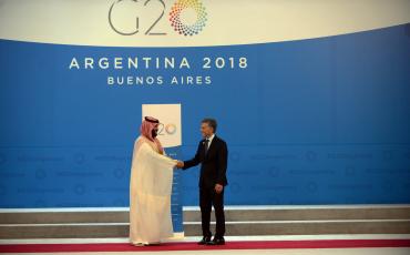 Offizielle Begrüßung des saudischen Kronprinzen Mohammed bin Salman beim G20-Gipfel in Buenos Aires. Foto: Creative Commons, (CC BY-NC 2.0), https://creativecommons.org/licenses/by-nc/2.0/