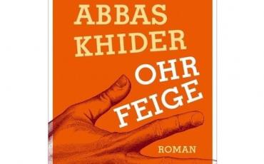 Buchcover von Abbas Khiders Roman "Ohrfeige", Hanser Verlag. 