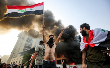 Proteste am 1. Oktober in Bagdad. Foto: Privat.