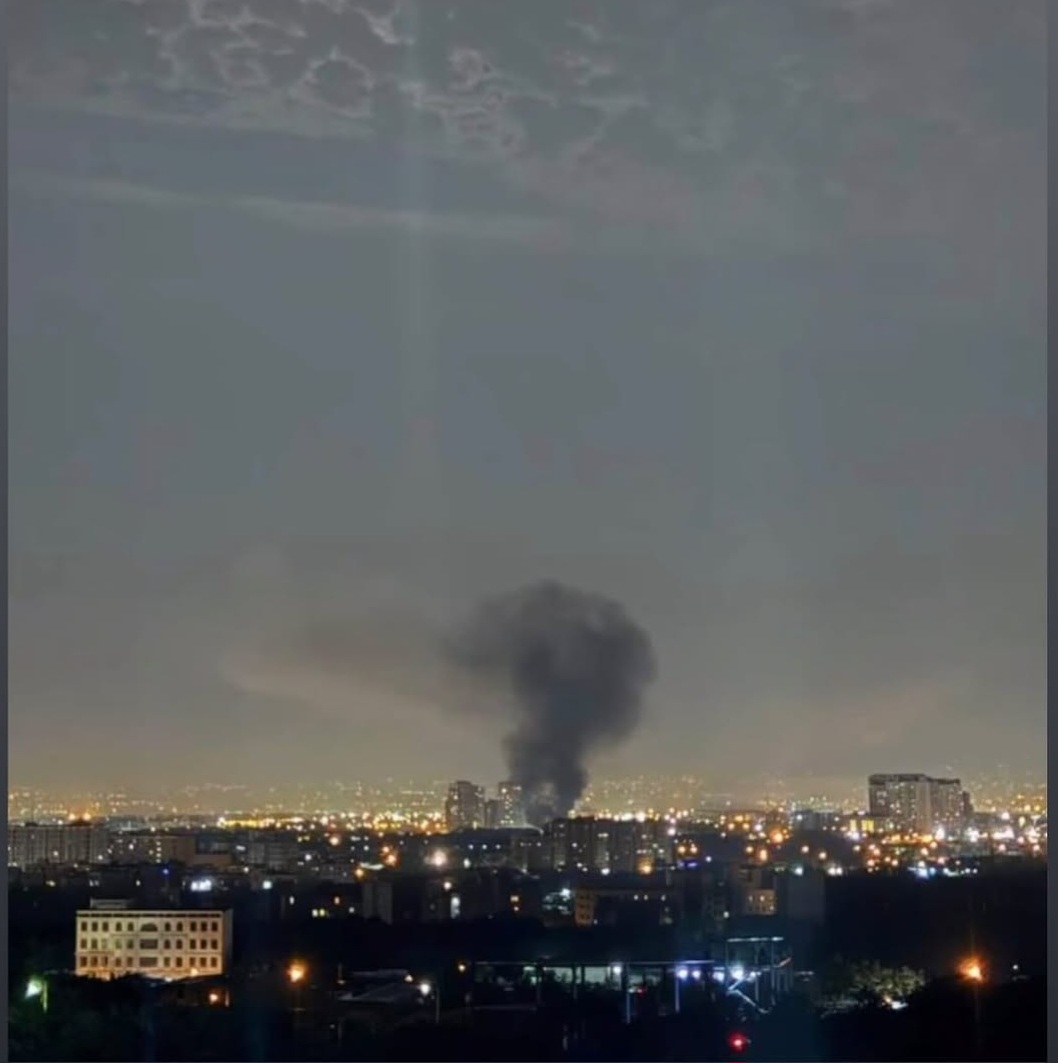 Rauch in Teheran. Bild: privat