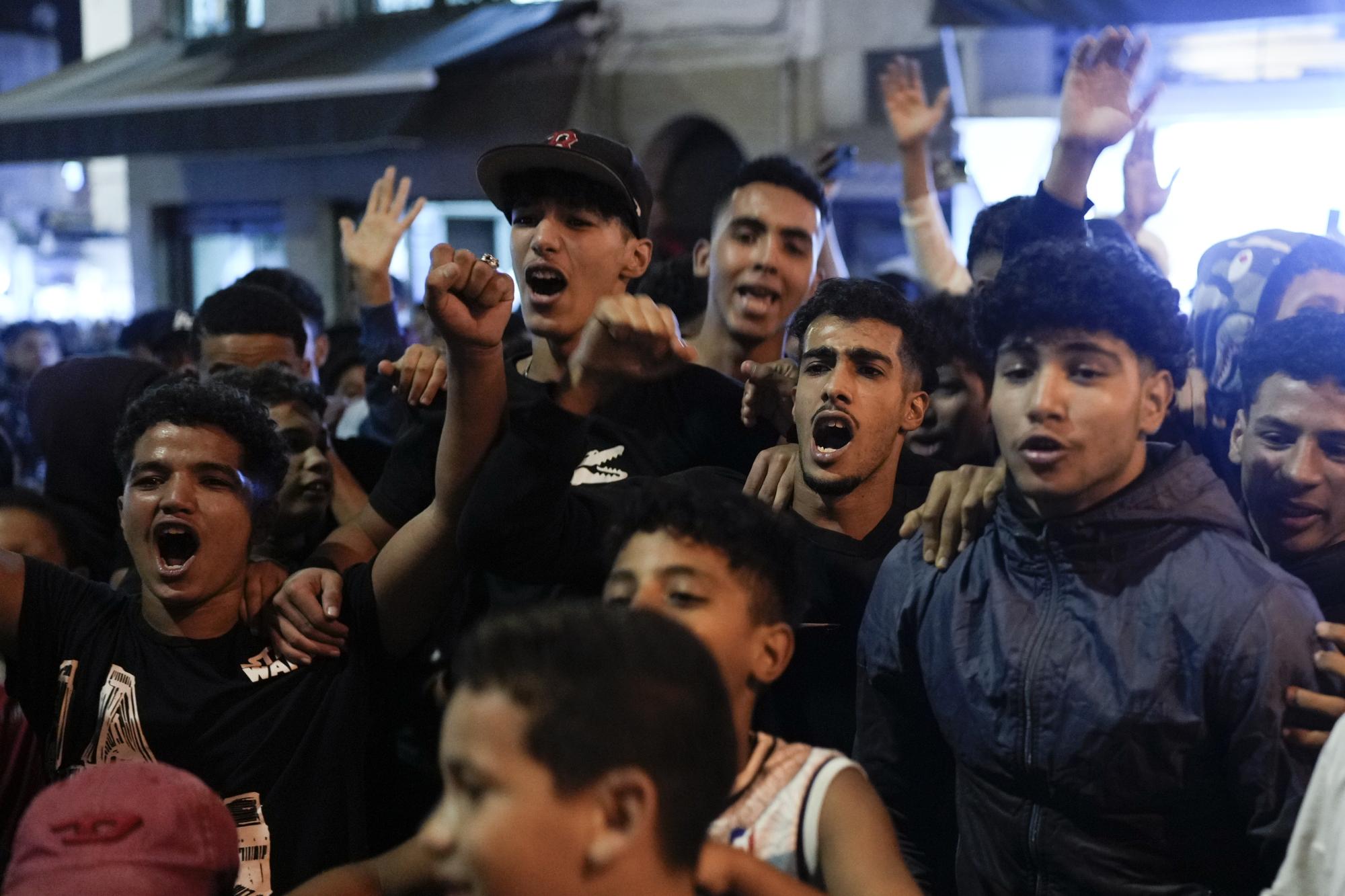 Youth is protesting in the streets. Picture: Mosaab Elshamy