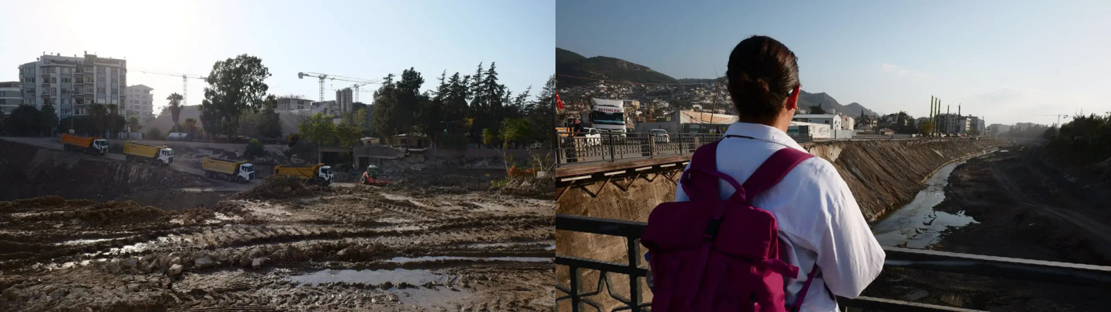 Der Asi-Fluss, der Große Park und die Muldenkipper, Foto: Nesime Karateke, 4.10.2025