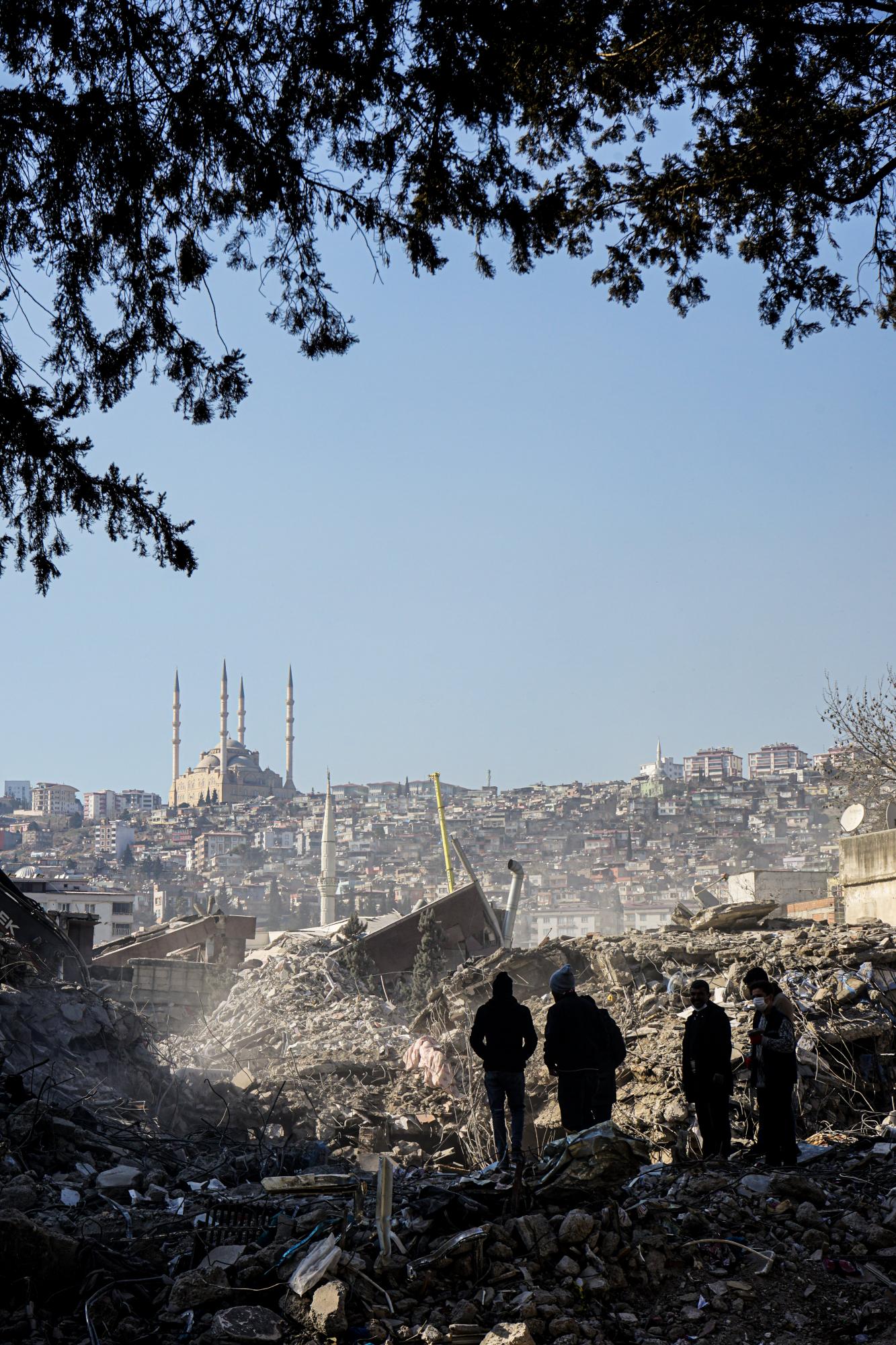 Blick auf Maraş, kurz nach dem 6. Februar 2023. Foto: Erlent Karadoruk