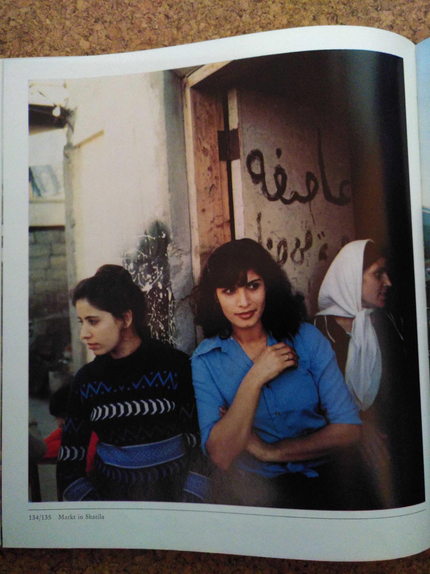 „Markt in Shatila“ im Bildband „Wo ist Palästina“ von 1984. 