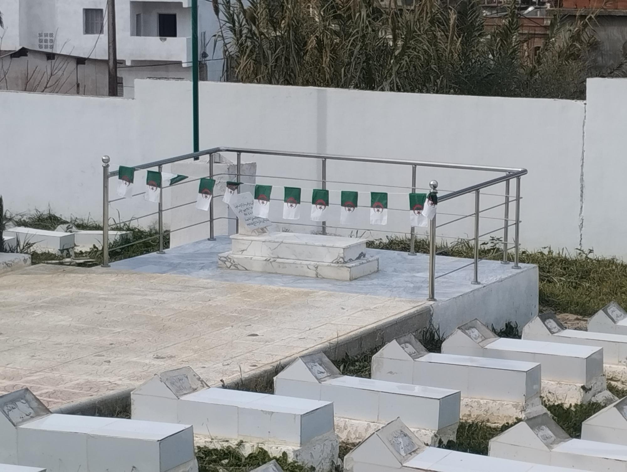 Franz Fanon's grave in the town of Ain Kerna, close to the border with Tunisia. Photo: Sofian Philip Naceur