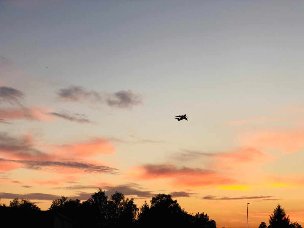 Military flights during the evacuation process in August 2021. Picture: Atiq Rahimi