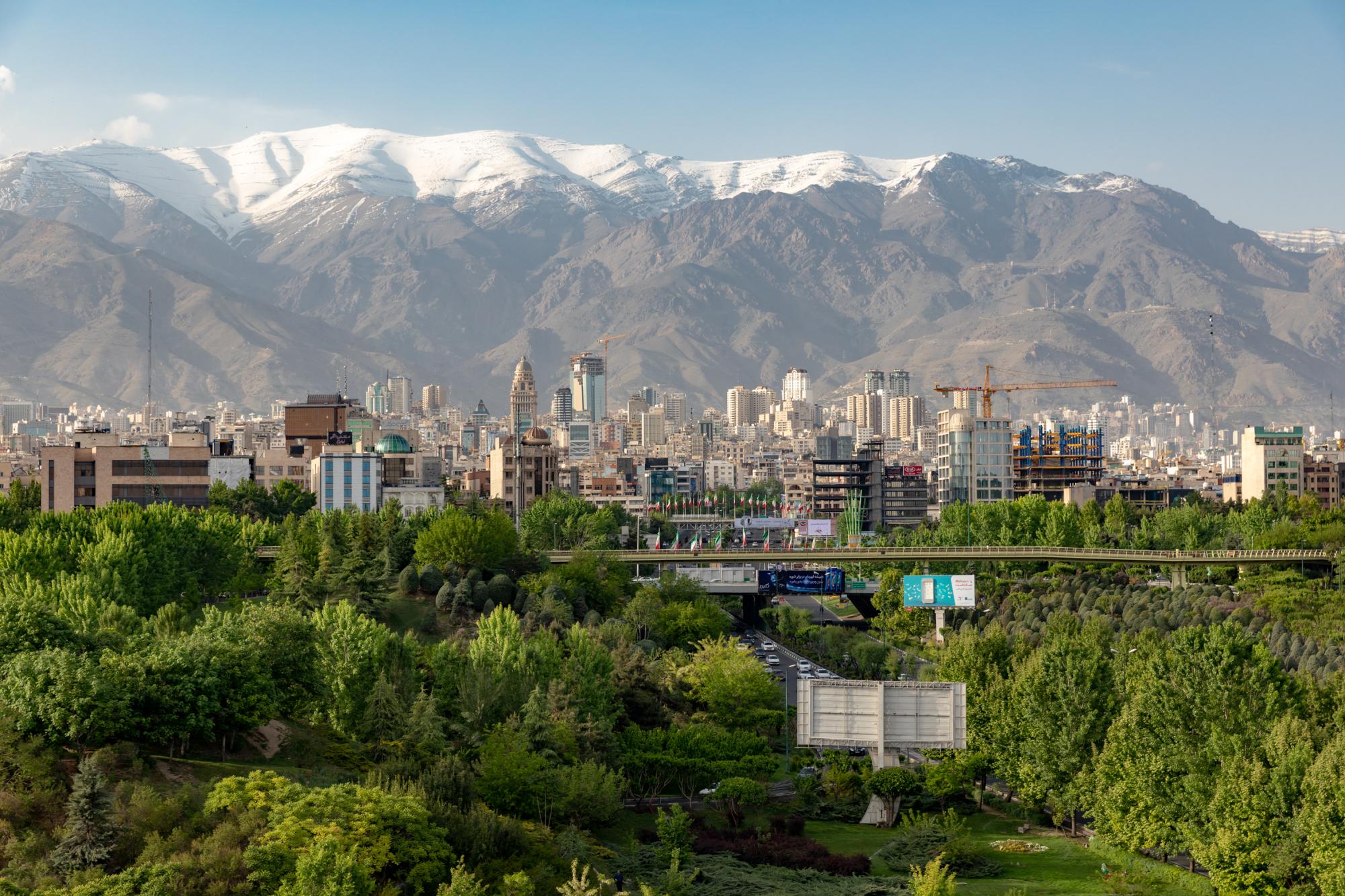 View over Teheran. Photo: Ninara, via Wikimedia Commons, CC BY 2.0 